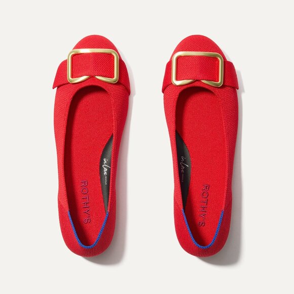 Rothy's Shoes - Rothy's The Emblem Ballet Flat - Cardinal Size 10